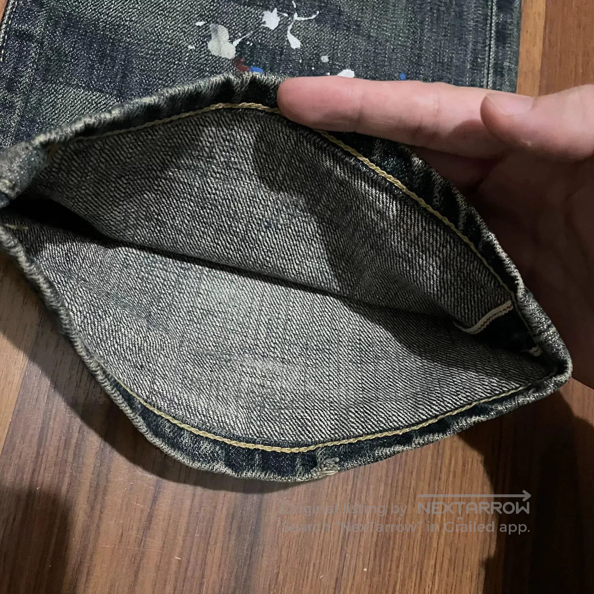 Neighborhood NEIGHBORHOOD 08EX Distressed Jeans. Size US 43 - 7 Thumbnail