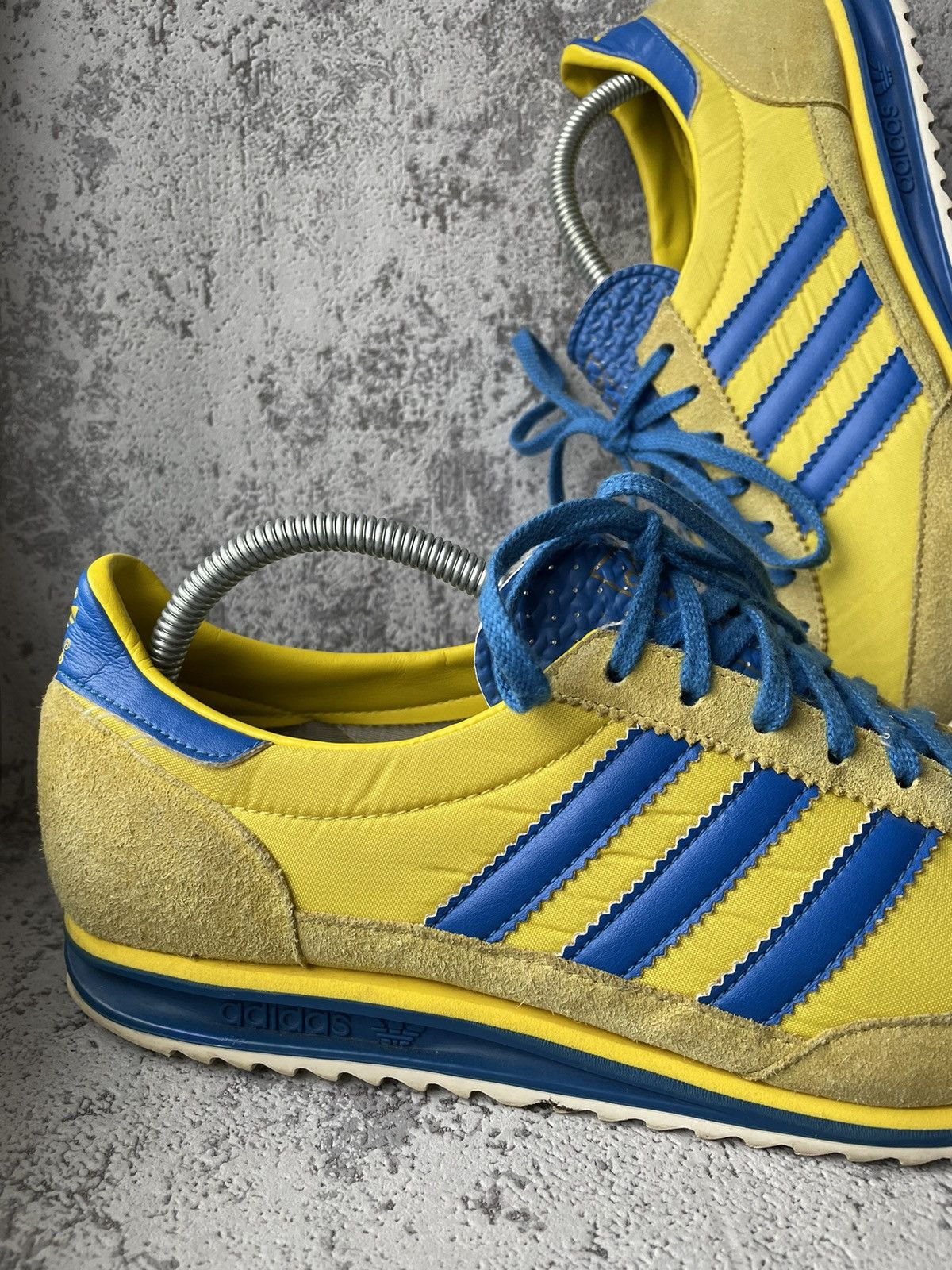Adidas Vintage Adidas Deadstock SL72 Rare Yellow 2008 Sneakers Size US 10.5 / EU 43-44 - 3 Thumbnail