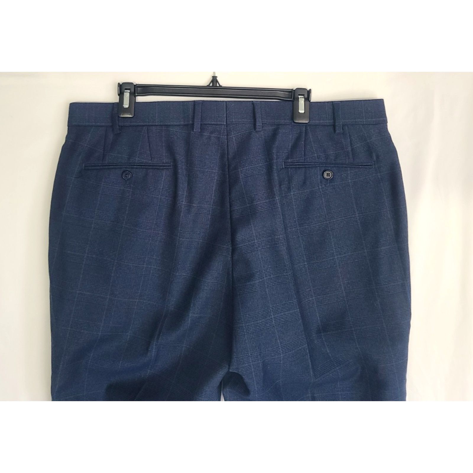 Lauren Ralph Lauren New Lauren Ralph Lauren Navy Blue Plaid Wool Pants 38 X 30 Size US 38 / EU 54 - 6 Thumbnail