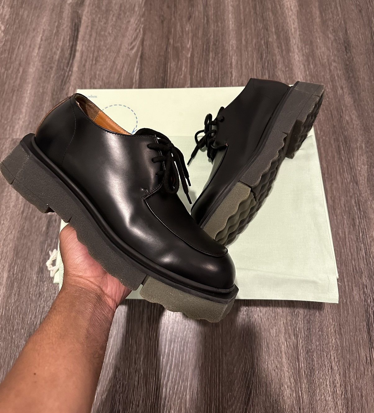 Off-White Off-White Low Top Derby Size US 8 / EU 41 - 2 Thumbnail
