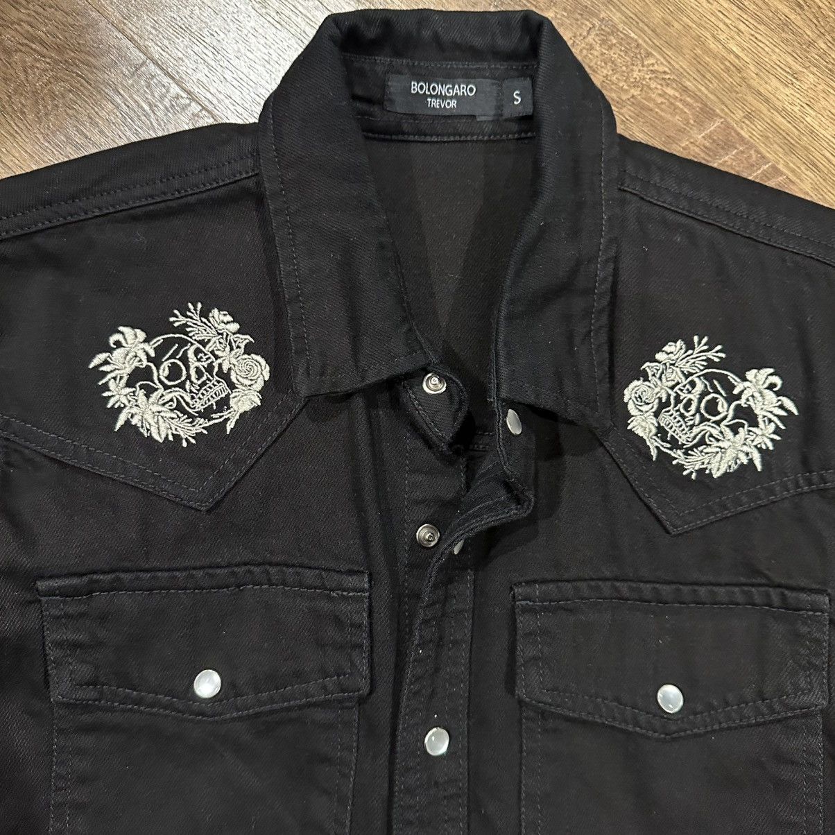Bolongaro Trevor Bolongaro Trevor Western Denim Shirt Size US S / EU 44-46 / 1 - 3 Thumbnail