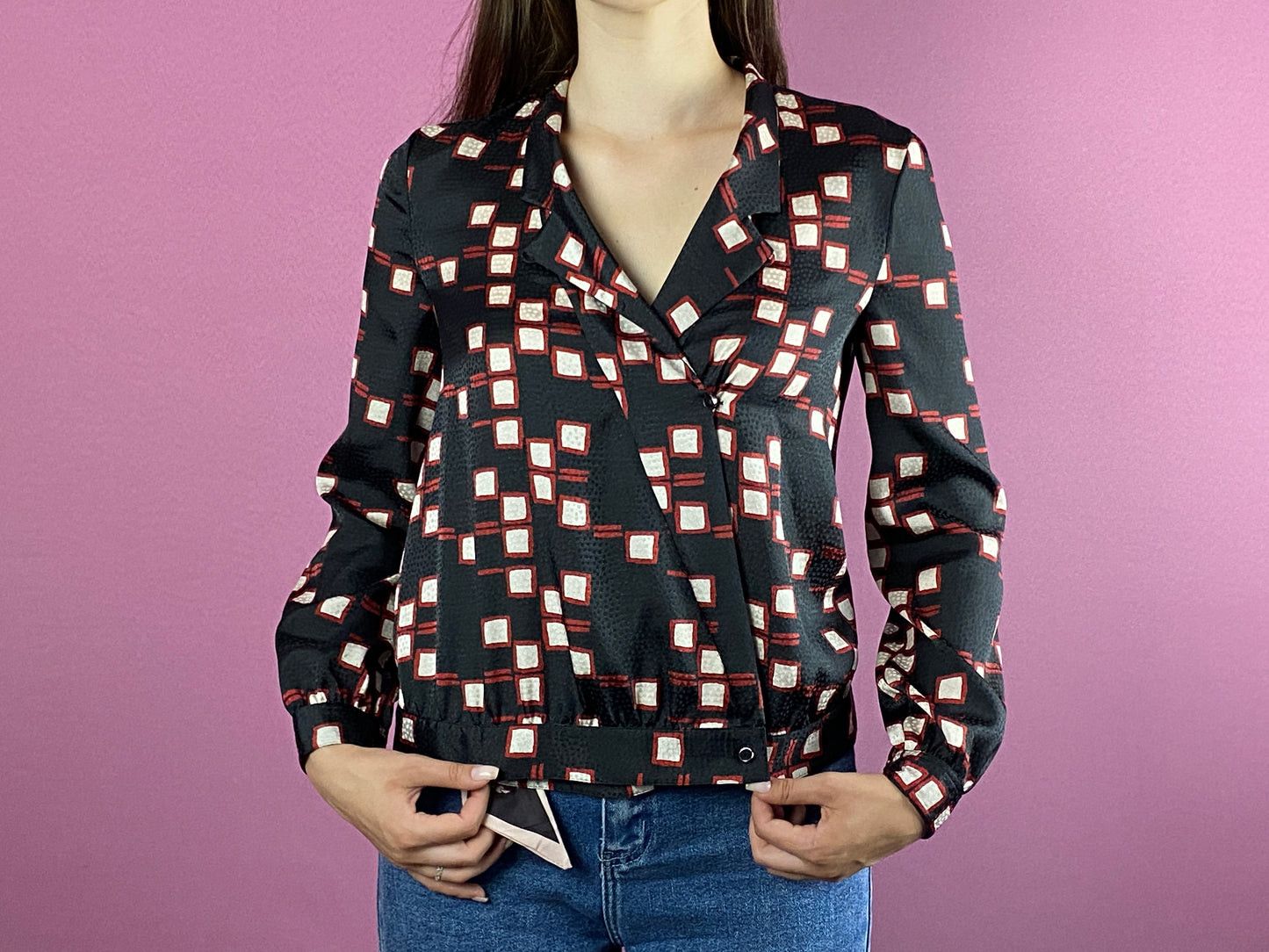 Emporio Armani × Vintage Emporio Armani Vintage Women's Blouse - L Size L / US 10 / IT 46 - 3 Thumbnail
