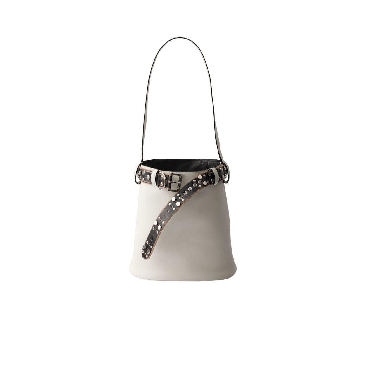 Prada PRADA $6000 White/Black Bucket Bag New & Authentic Size ONE SIZE - 1 Thumbnail