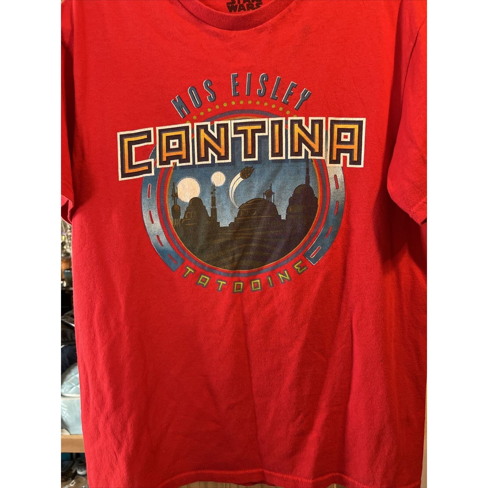 Star Wars Star Wars Mens M Red Mos Eisley SS Graphic Print Cotton Tee Size US M / EU 48-50 / 2 - 5 Thumbnail