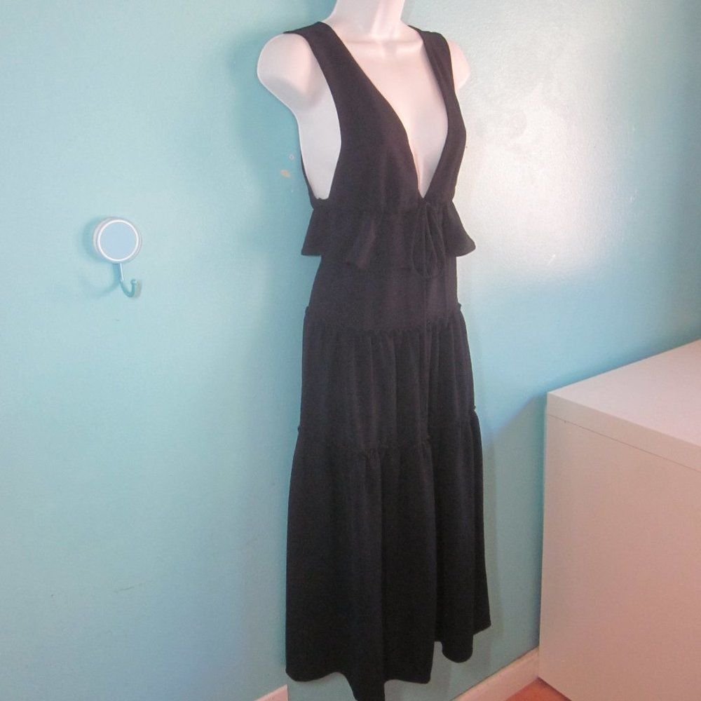 Sage Sage The Label Demeter Tiered Midi A-Line Dress XS Size XS / US 0-2 / IT 36-38 - 1 Thumbnail