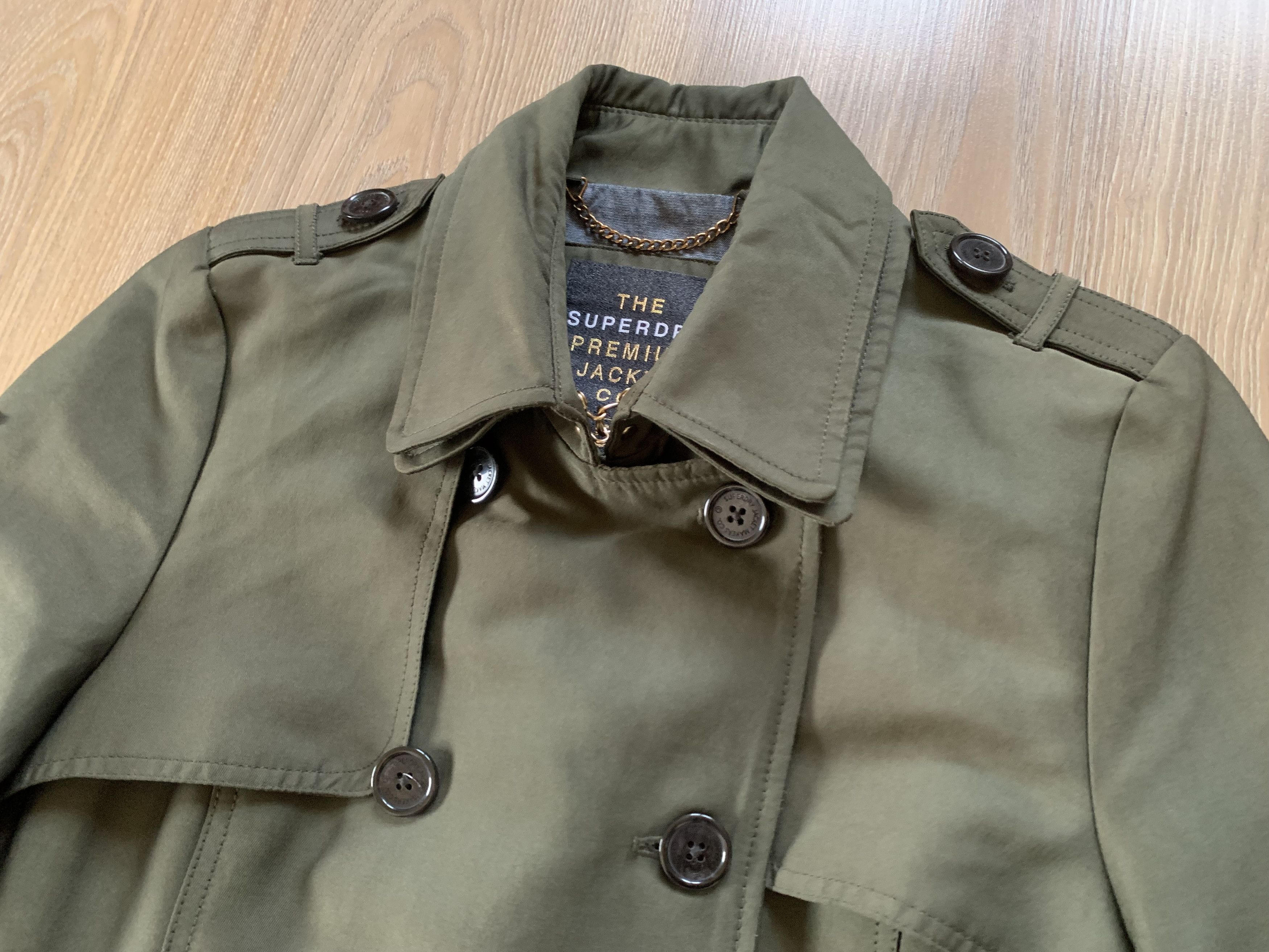Superdry The Superdry Premium Womens Trench Coat Belted Jacket Size M / US 6-8 / IT 42-44 - 5 Thumbnail