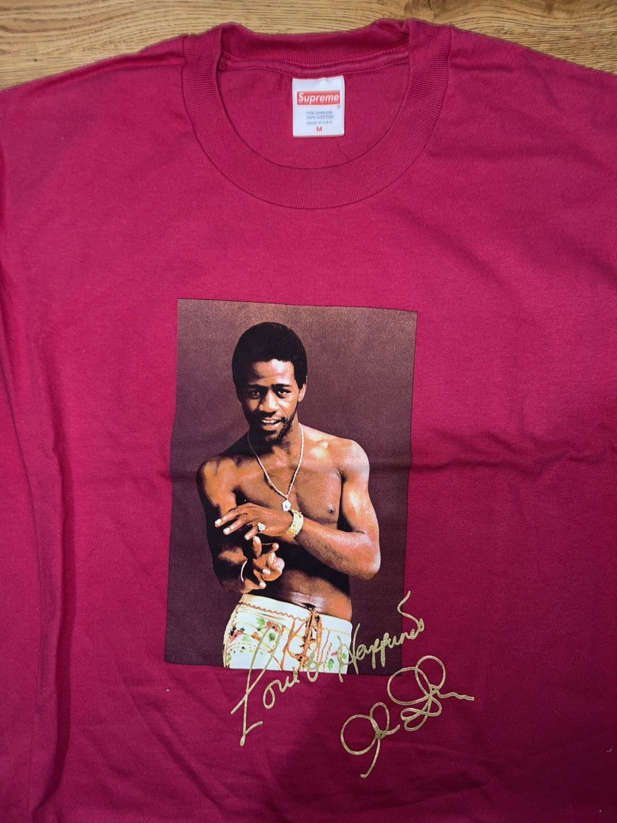 Supreme Supreme Al Green Tee Magenta Size Medium Size US M / EU 48-50 / 2 - 2 Thumbnail