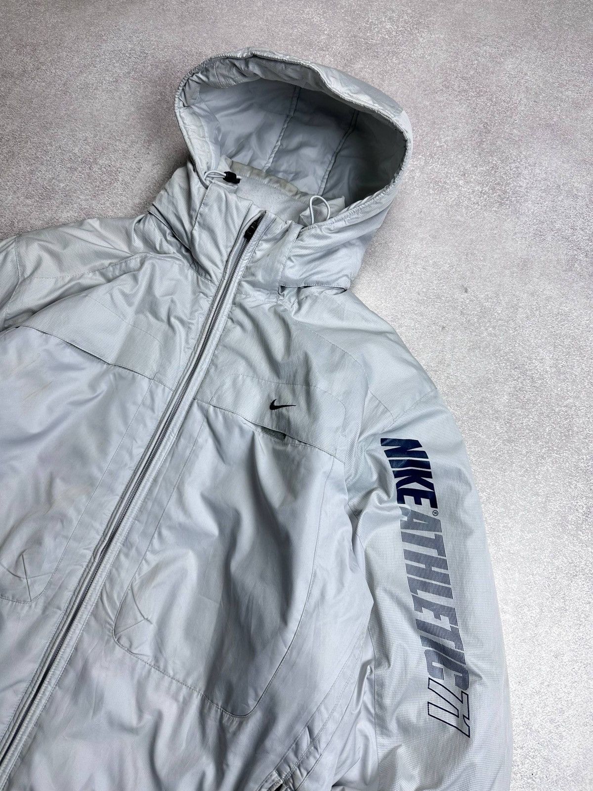 Nike Vintage 00s Nike Athletic Skepta Style Puffer Y2K Jacket M Size US M / EU 48-50 / 2 - 4 Thumbnail