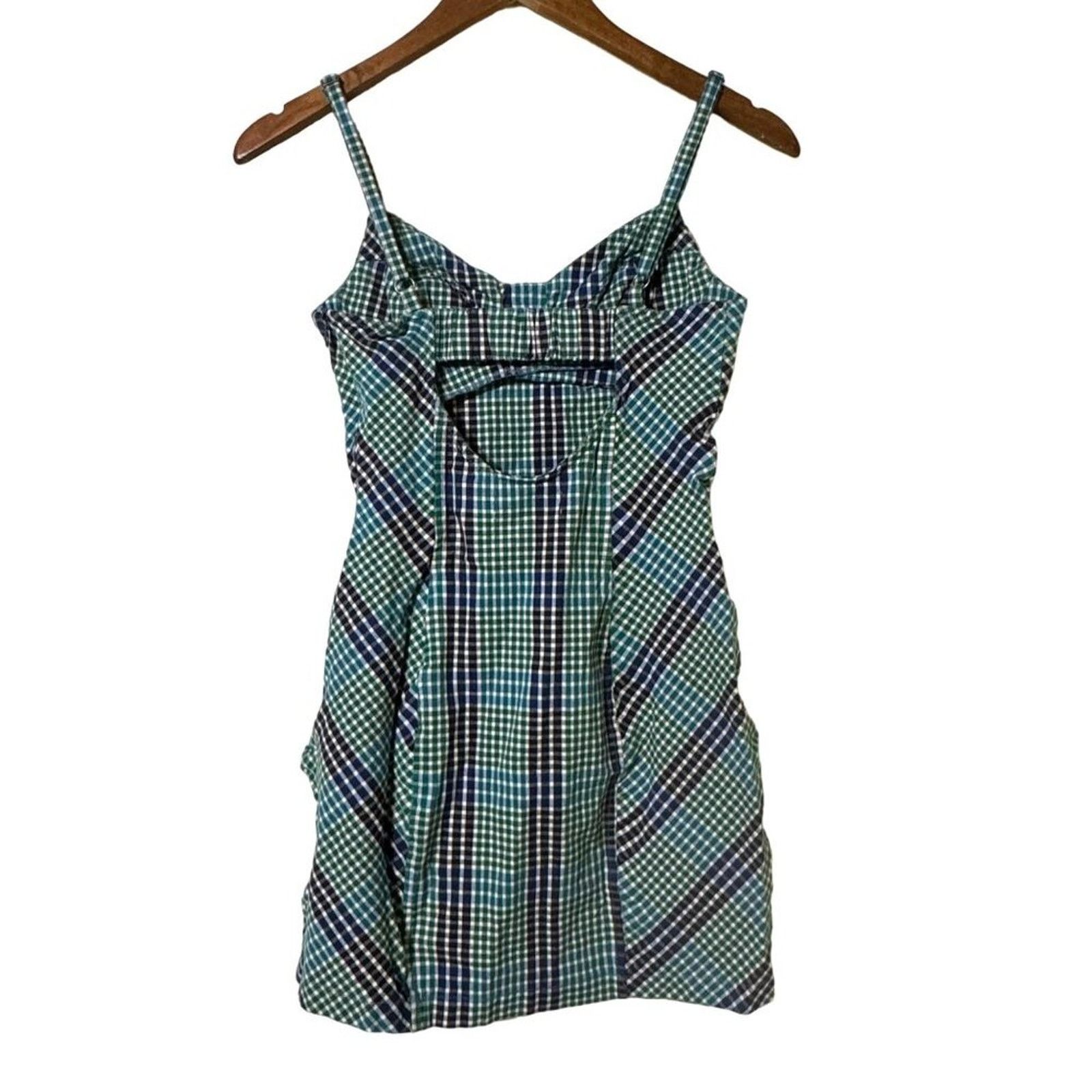 Urban Outfitters Urban Outfitters Gingham Spaghetti Strap Mini Dress Small Size S / US 4 / IT 40 - 7 Thumbnail