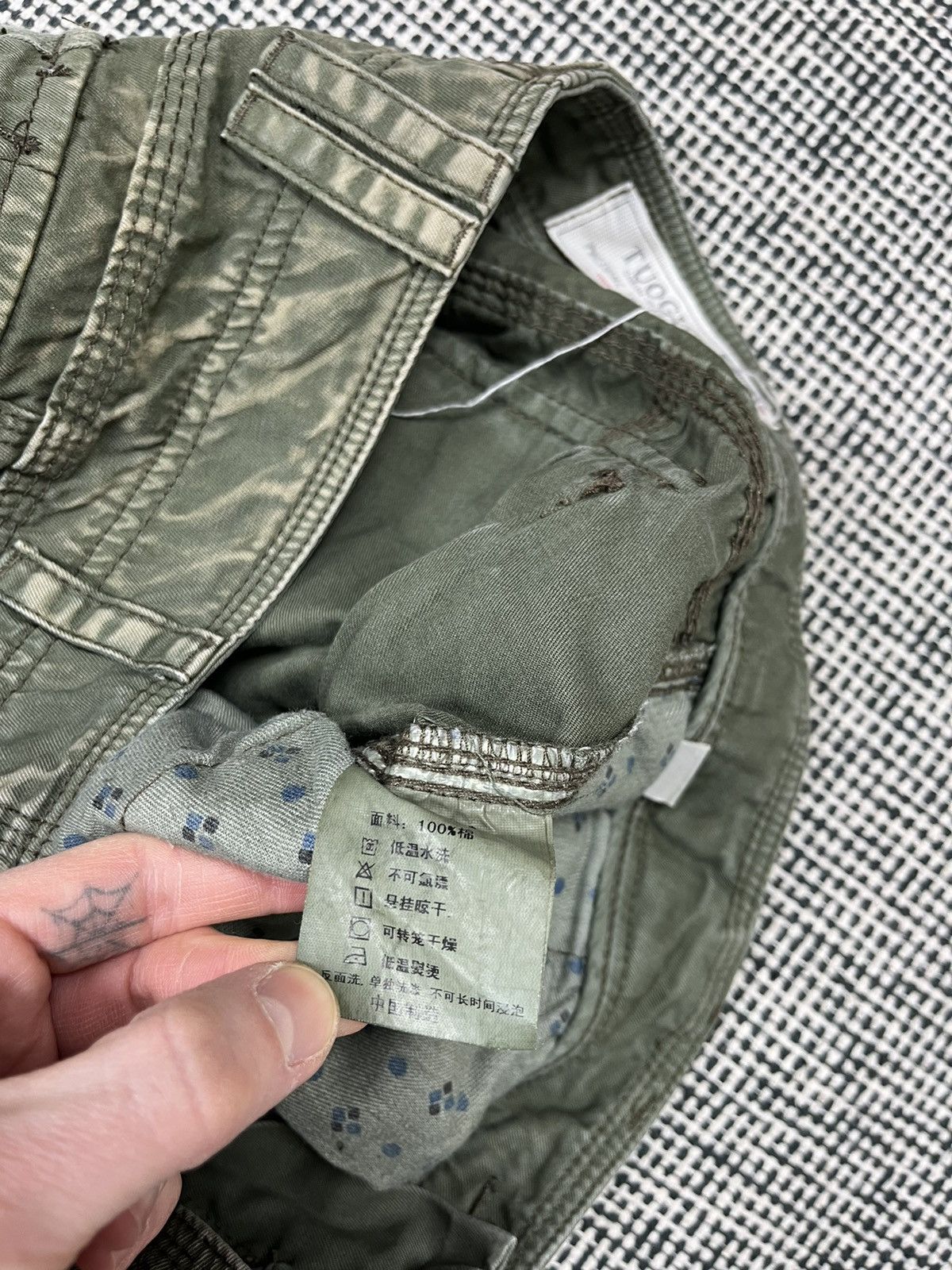 Japanese Brand Green TuoGu tactical cargo printed camo trousers Japanese Size US 30 / EU 46 - 7 Thumbnail