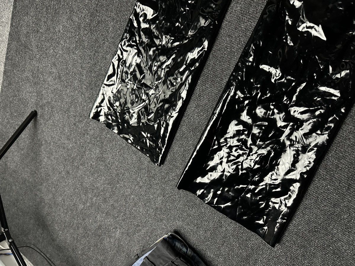 Other SEXY 18+ 🚨 LUXURY BLACK PATENT LATEX Y2K PANTS Size 26" / US 2 / IT 38 - 13 Thumbnail
