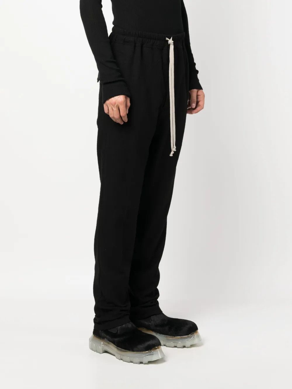 Rick Owens o1mle0226 Track Pants in Black Size US 32 / EU 48 - 3 Thumbnail
