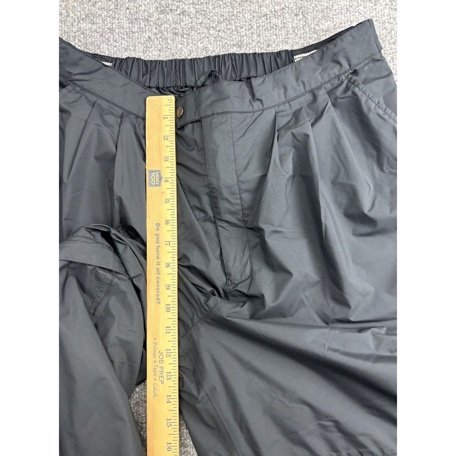 Footjoy FootJoy DryJoys Waterproof Rain Pants Mens XL Black Convertible Zip-Off Leg Golf Pants Size US 36 / EU 52 - 4 Thumbnail