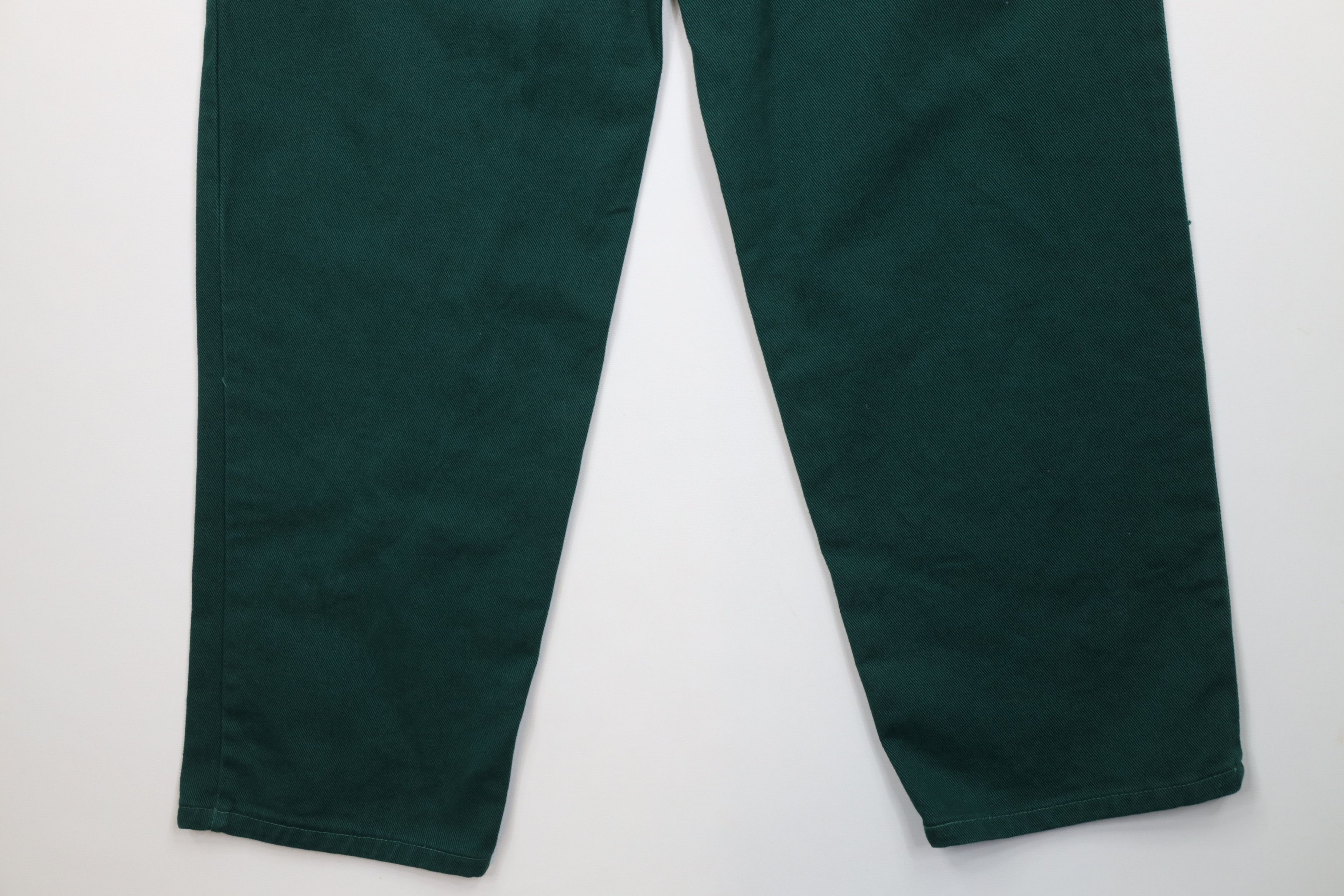 Vintage Deadstock Vintage 90s Boss Skateboard Denim Jeans Green USA Size US 29 - 12 Thumbnail