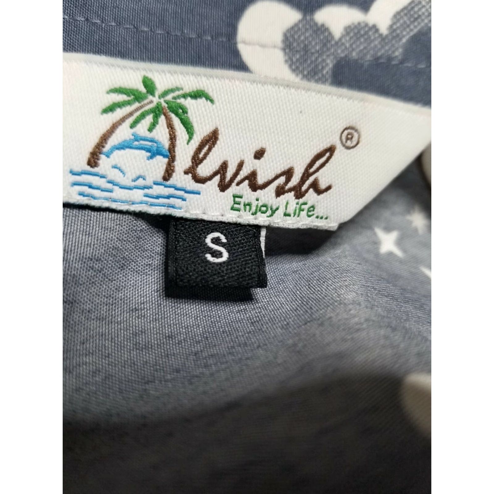 Vintage ALVISH Mens Surfing Santa Christmas Hawaiian Shirt Palms T S Size US S / EU 44-46 / 1 - 5 Thumbnail
