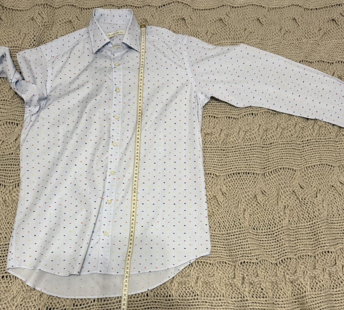 Etro ETRO Cotton Dotted Shirt 38 Size US M / EU 48-50 / 2 - 5 Thumbnail
