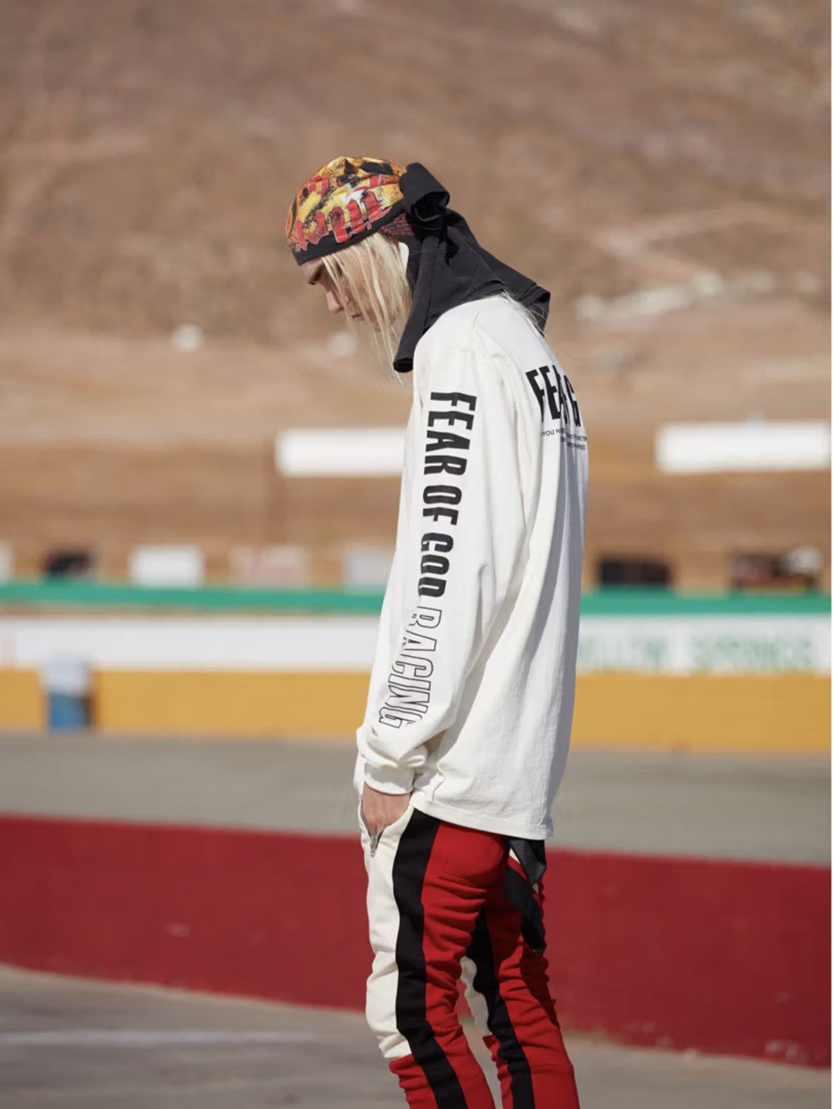 Fear of God Rare Fear of God Racing Collection Long Tee ComplexCon Size US L / EU 52-54 / 3 - 9 Thumbnail