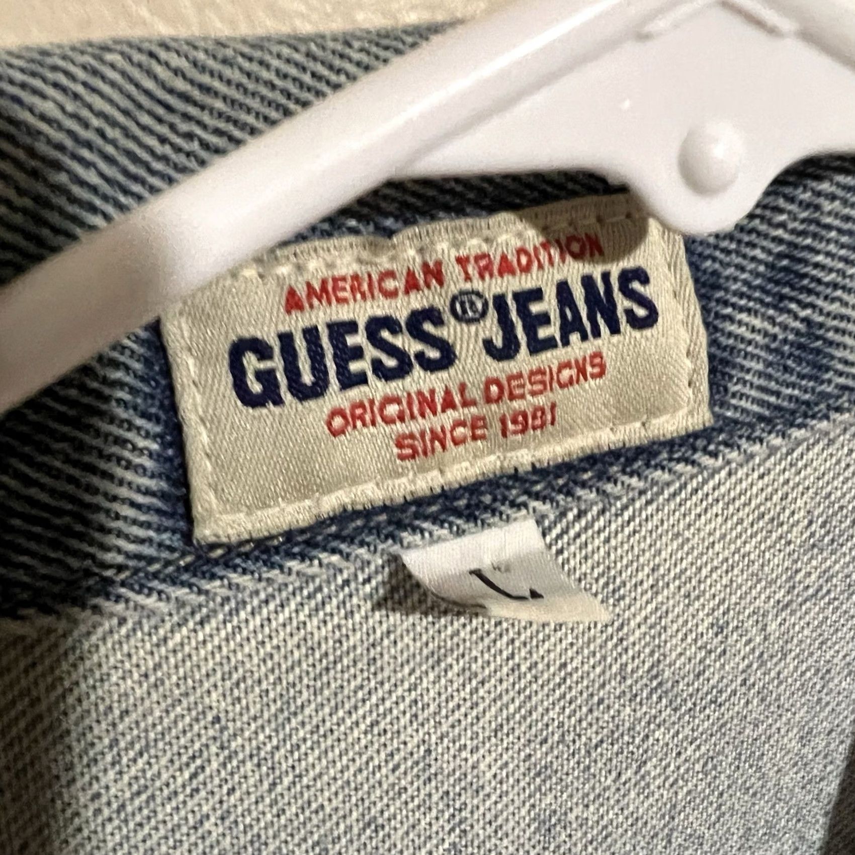Gap VINTAGE Gap Denim Trucker Jacket Women’s Size Large Stretch Blue 90s Y2K EUC Size L / US 10 / IT 46 - 3 Thumbnail