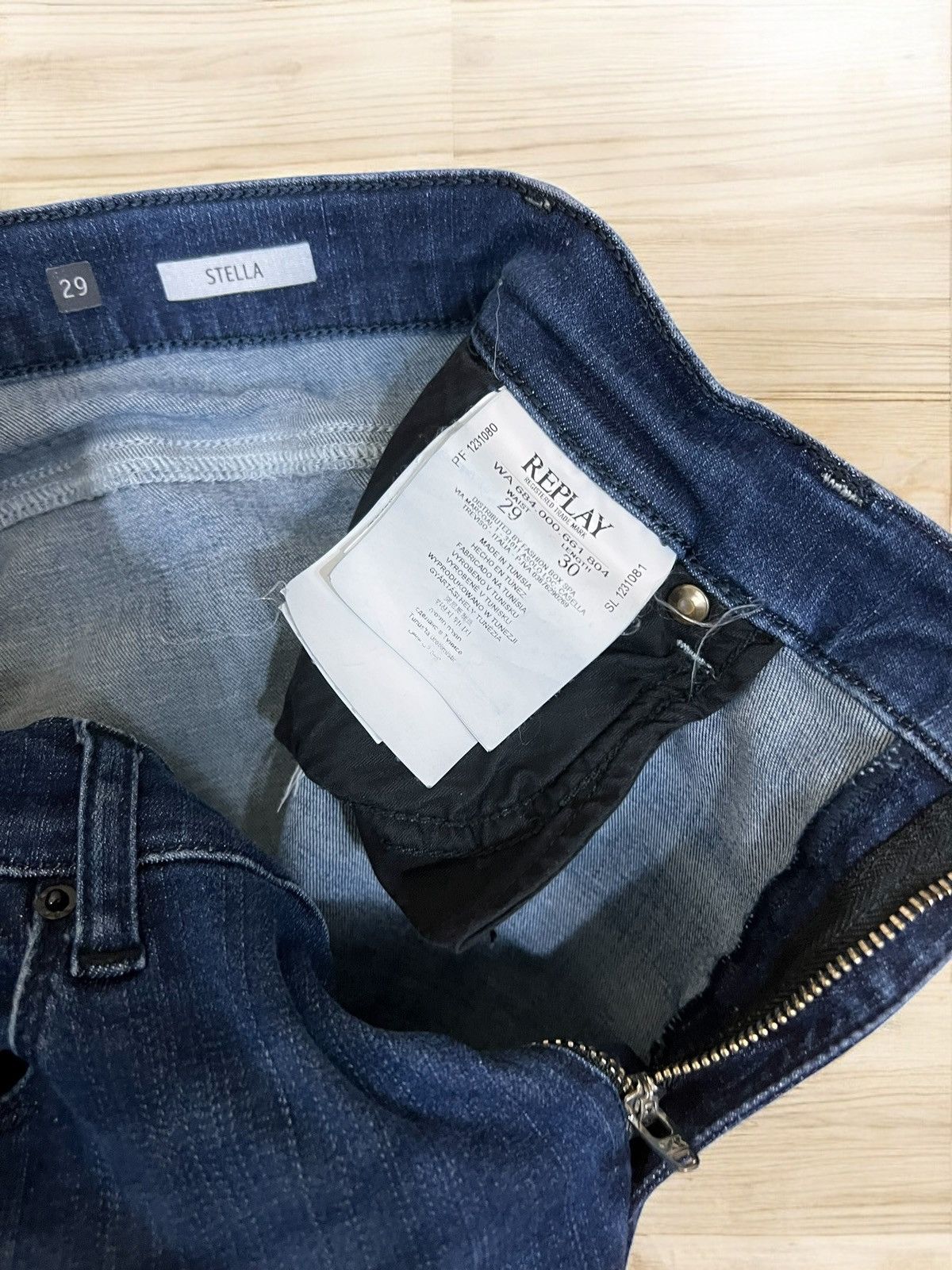 Replay Replay Stella Hyperflex jeans size W29 L30 Size 29" - 6 Thumbnail