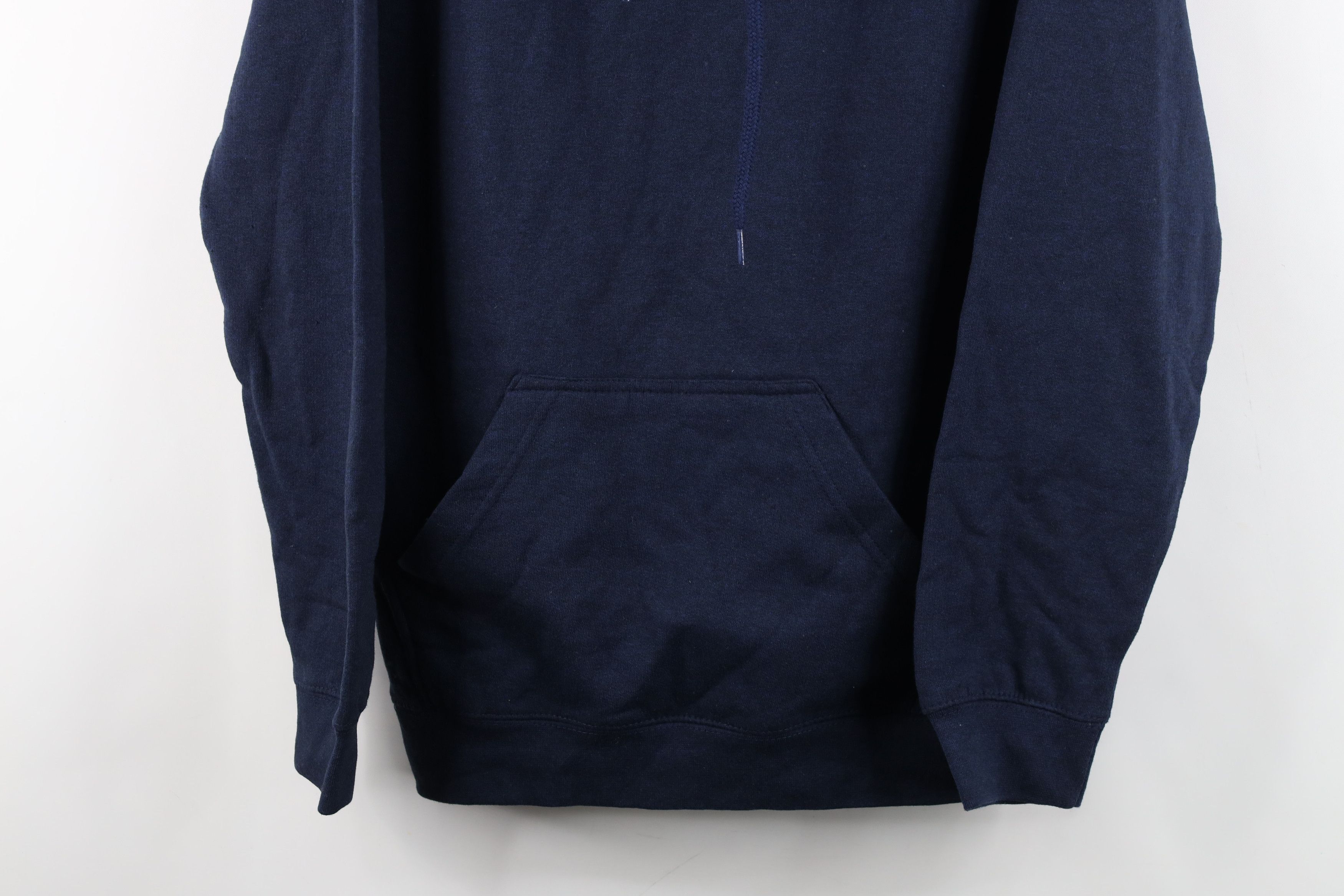 Vintage Vintage Y2K Streetwear Blank Hoodie Sweatshirt Dark Blue Size US S / EU 44-46 / 1 - 3 Thumbnail