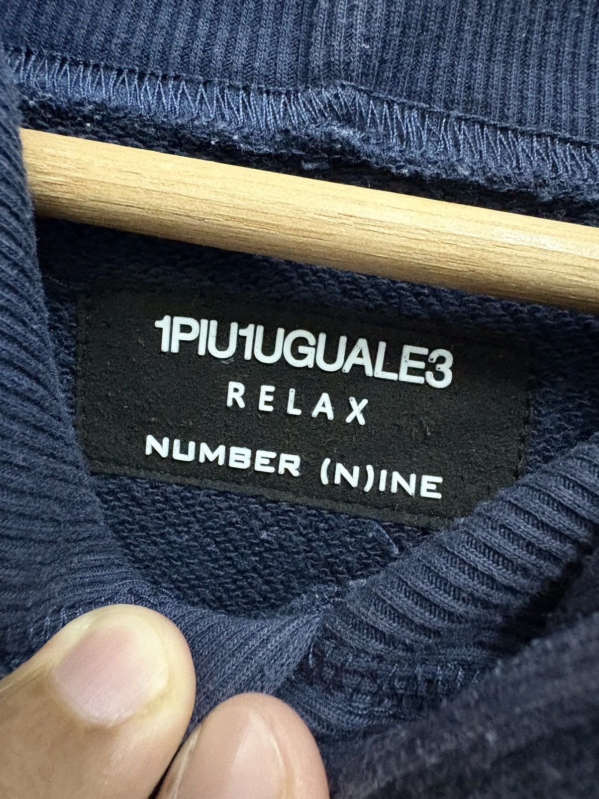 Number (N)ine 2000's Number (N)ine - New York City Navy Hoodie Size US M / EU 48-50 / 2 - 11 Thumbnail