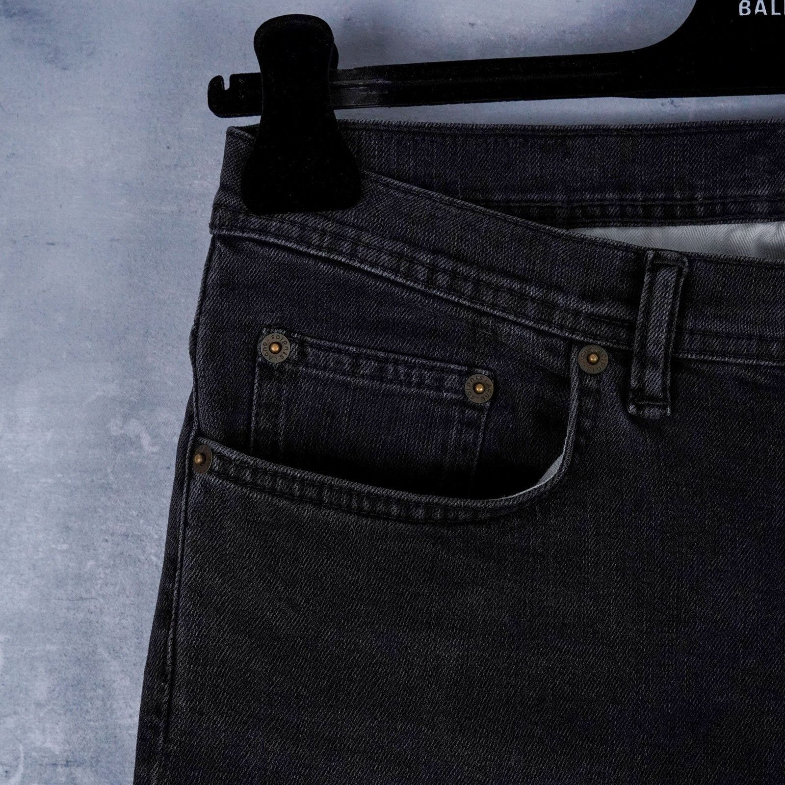 Acne Studios Acne studios black washed slim fit stretch denim jeans pants Size US 30 / EU 46 - 6 Thumbnail