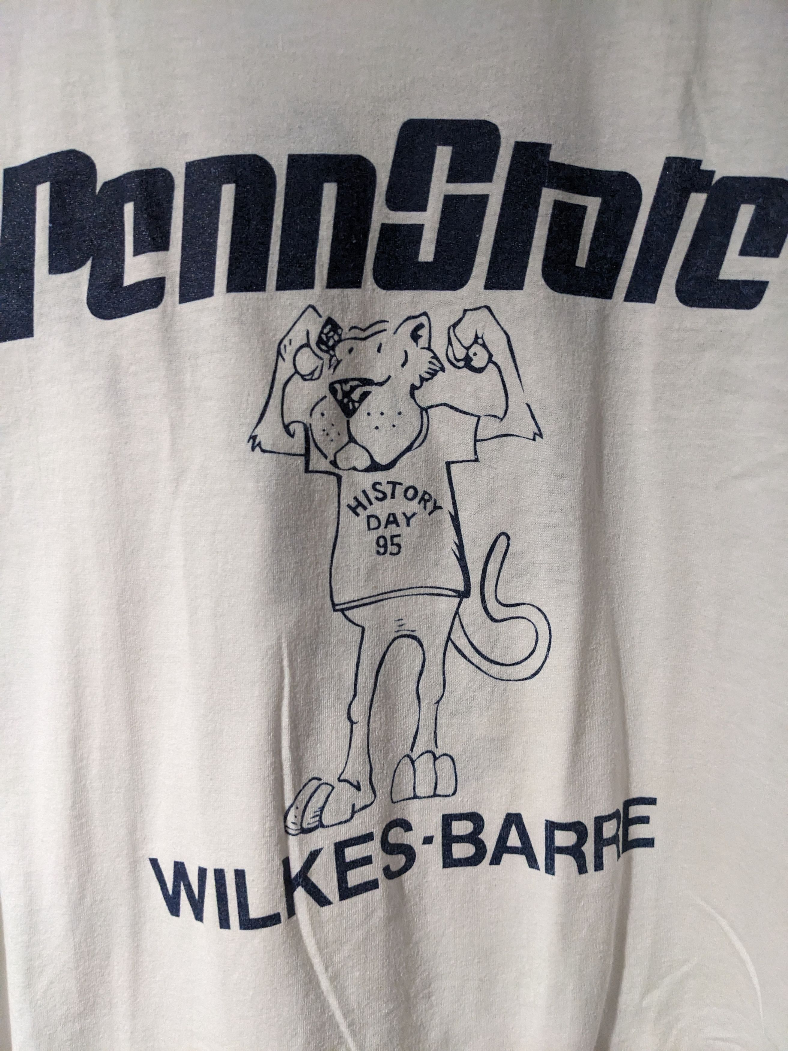 NCAA Vintage 1995 Penn State College Football History Day T-Shirt Size US L / EU 52-54 / 3 - 2 Thumbnail