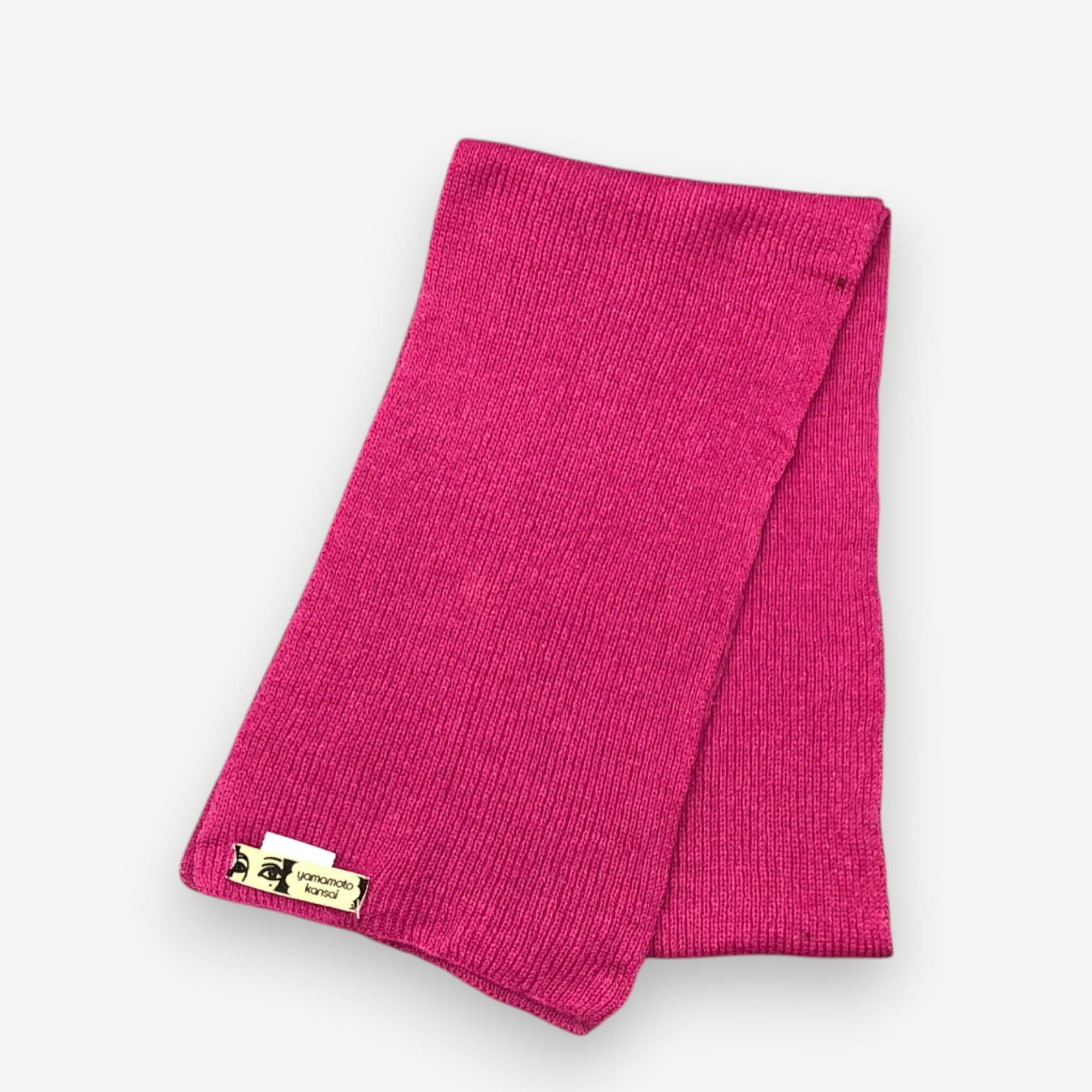 Kansai Yamamoto Vintage Yamamoto Kansai Scarf Muffler Wool Knit Scarves Size ONE SIZE - 4 Thumbnail