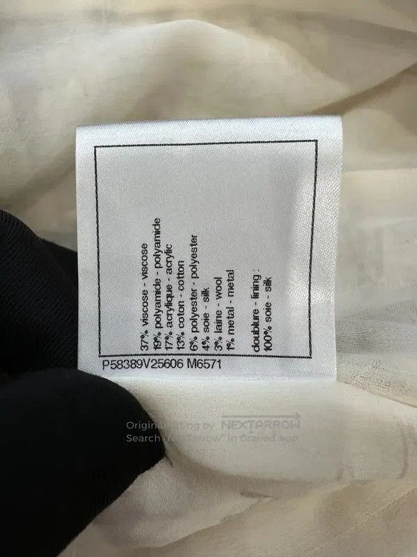 Chanel Chanel Tweed Long Sleeve Dress in White . Size M / US 6-8 / IT 42-44 - 8 Thumbnail