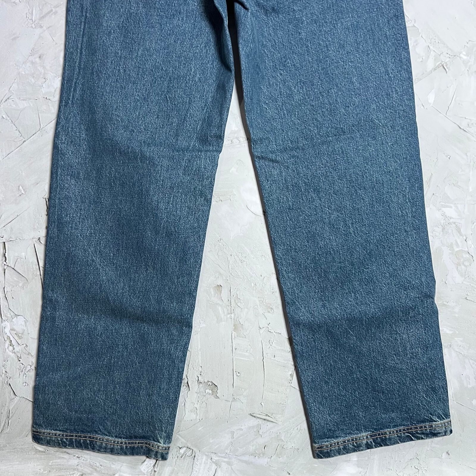 6397 6397 NP300 Patch Pocket Straight Jean Stone Blue Italy Sz 28 Size 28" / US 6 / IT 42 - 8 Thumbnail