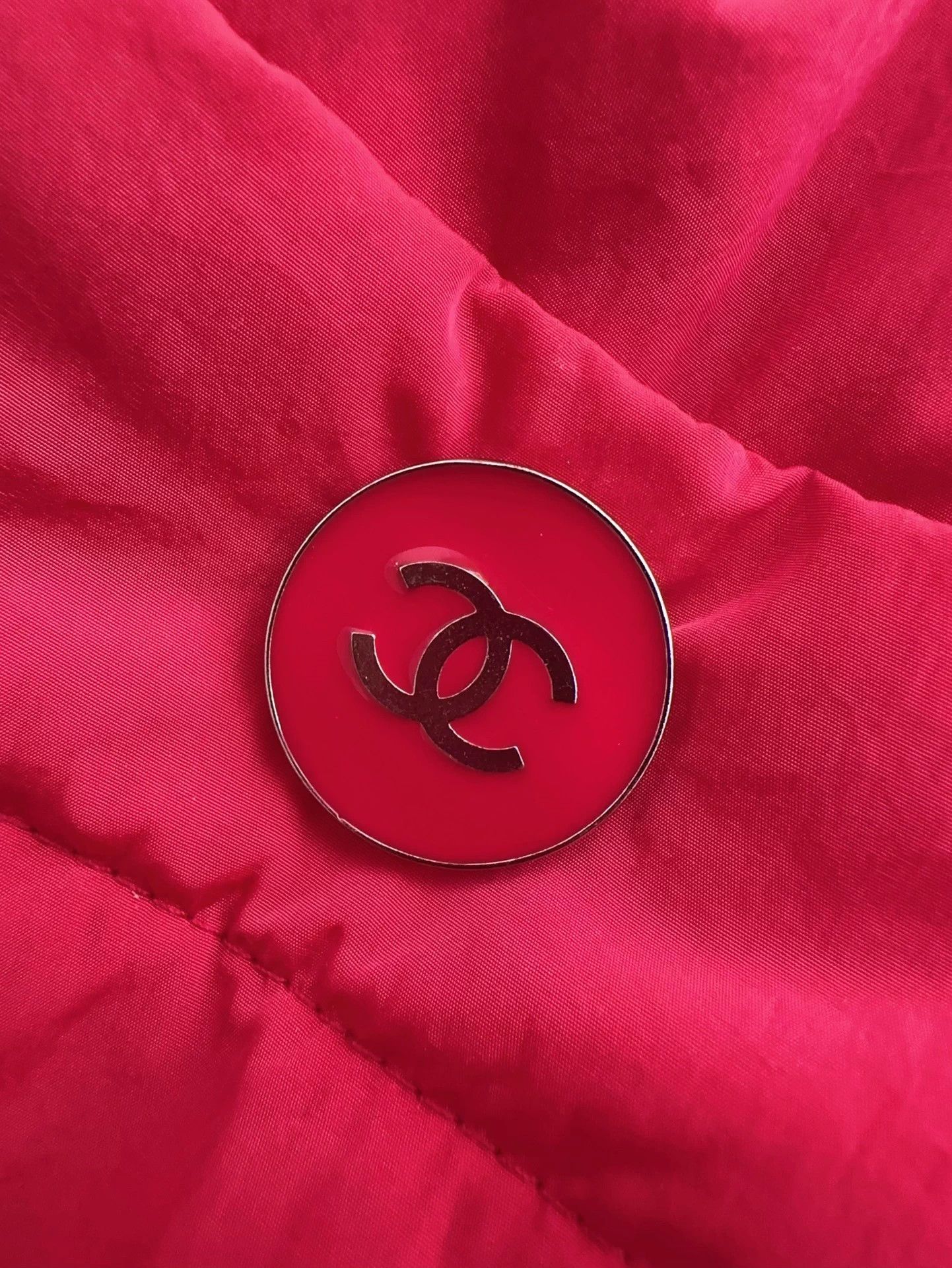 Chanel Chanel 19K Snowy Red Lapel Long Down Coat CC Belt 36 Size XS / US 0-2 / IT 36-38 - 5 Thumbnail