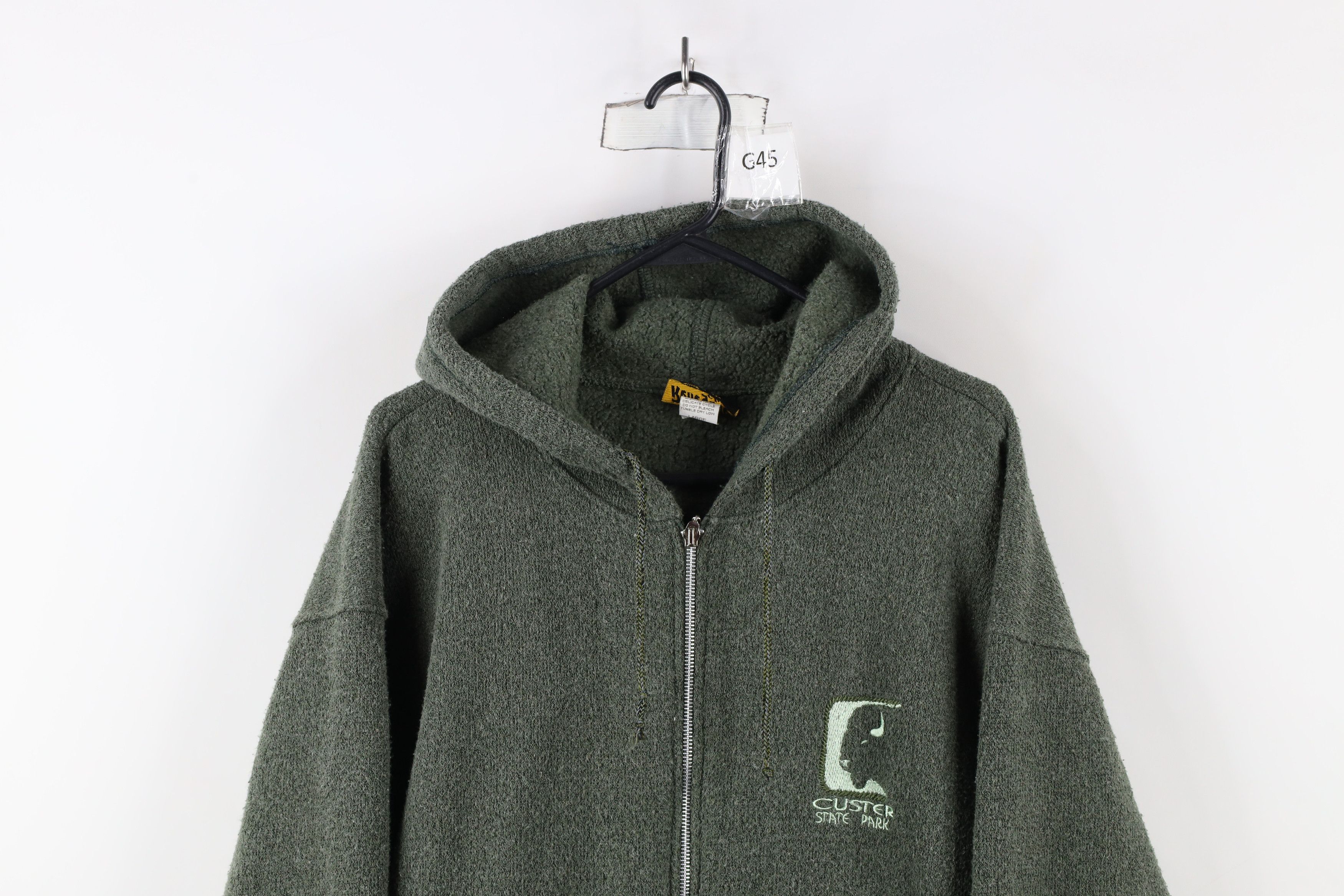 Vintage Vintage 90s Streetwear Custer State Park Full Zip Hoodie USA Size US L / EU 52-54 / 3 - 2 Thumbnail