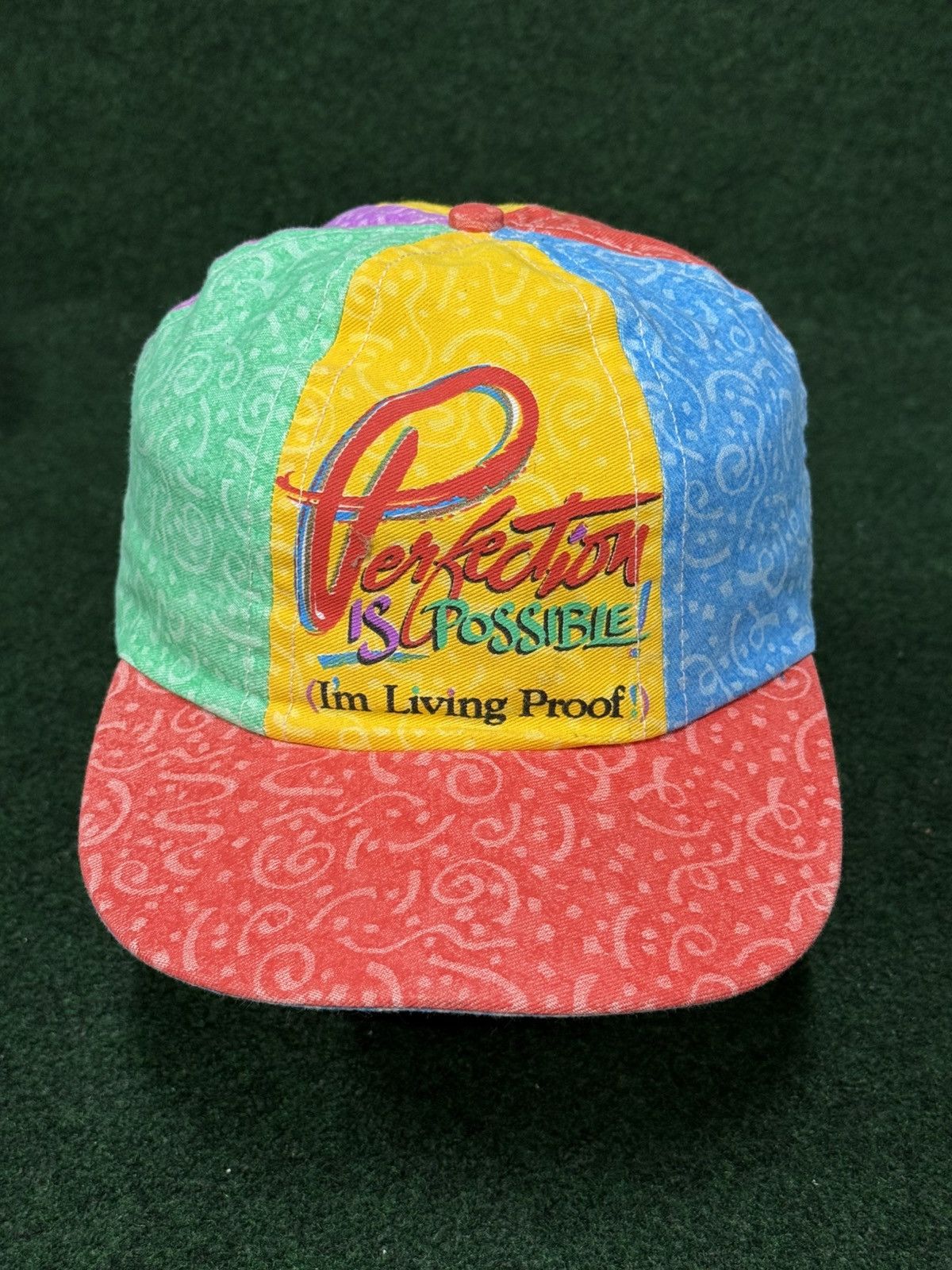 Vintage Vintage Perfection Is Possible Im Living Proof Strapback Hat Size ONE SIZE - 1 Thumbnail