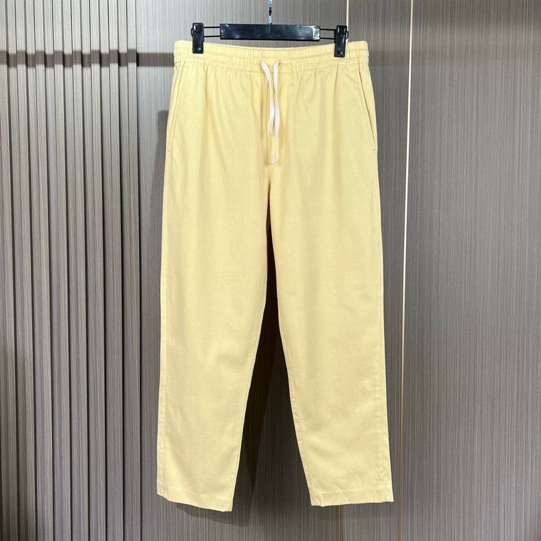 Gucci Gucci Chick yellow embroidered letter casual trousers 2504- Size US 32 / EU 48 - 2 Thumbnail