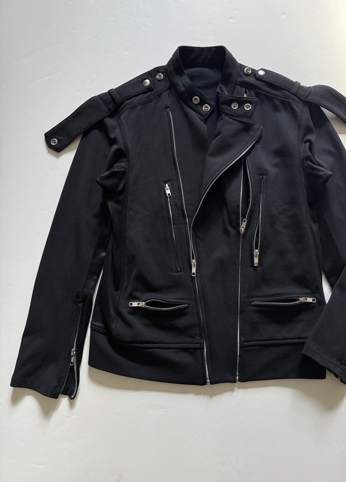 Lad Musician Lad Musician 2011’ black cotton moto jacket Size US M / EU 48-50 / 2 - 3 Thumbnail