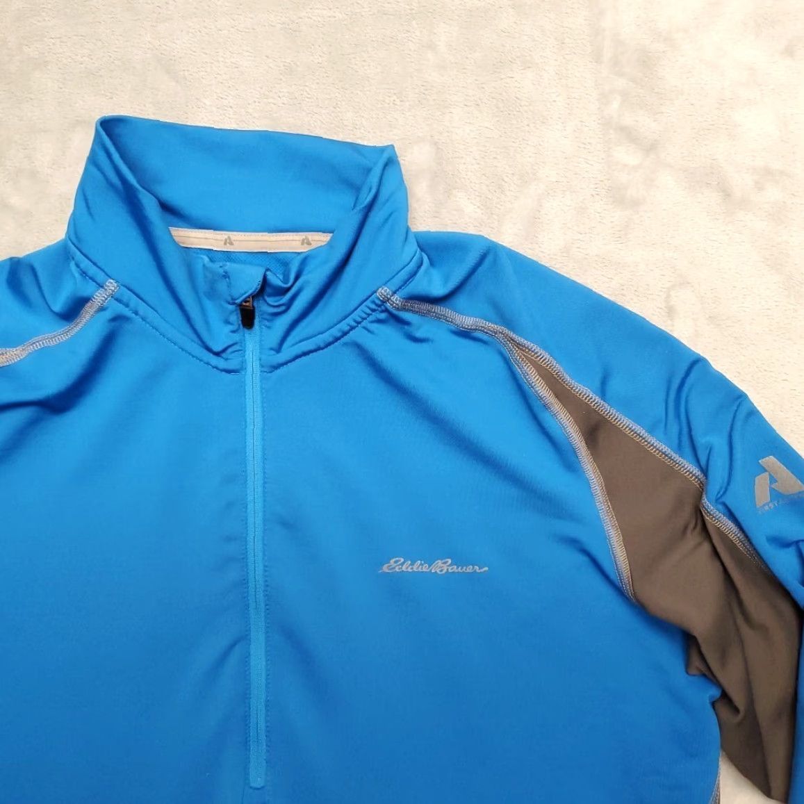 Eddie Bauer Eddie Bauer First Ascent Shirt Mens M Blue Freeheat Pro 1/2 Zip Pullover Shirt Long Sleeve Pullover Casual Outdoor Sports Logo Pattern Product? Size US M / EU 48-50 / 2 - 2 Thumbnail
