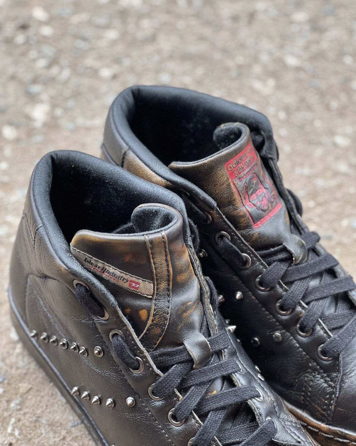 Adidas × Diesel “rare” Diesel x adidas Stan Smith High Top sneaker Size US 8.5 / EU 41-42 - 8 Thumbnail