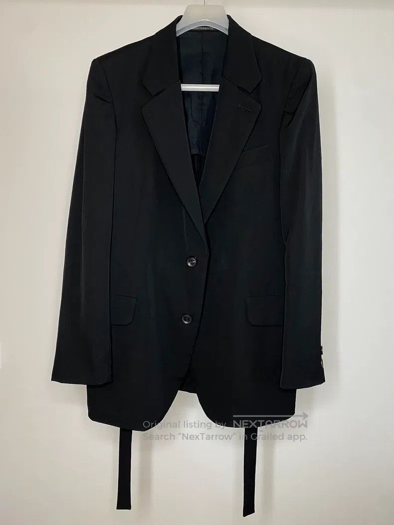 Yohji Yamamoto Yohji Yamamoto size 1 Belt blazer Size 36R - 1 Thumbnail