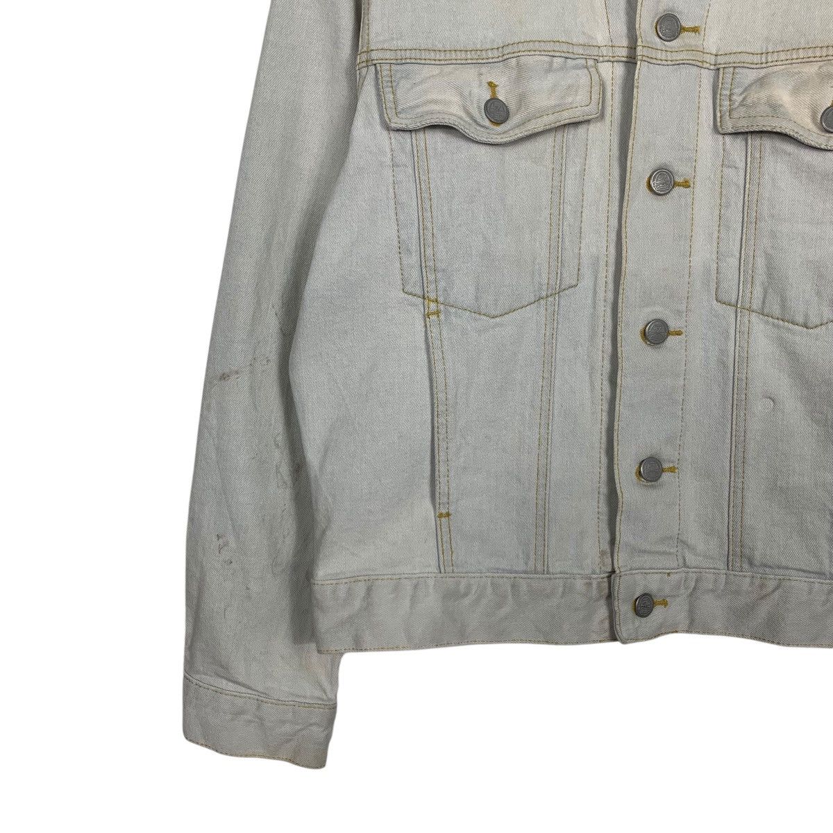 Studio Seven STUDIO SEVEN Embroidered Logo Washed Denim Jacket #2829-C128 Size US M / EU 48-50 / 2 - 7 Thumbnail
