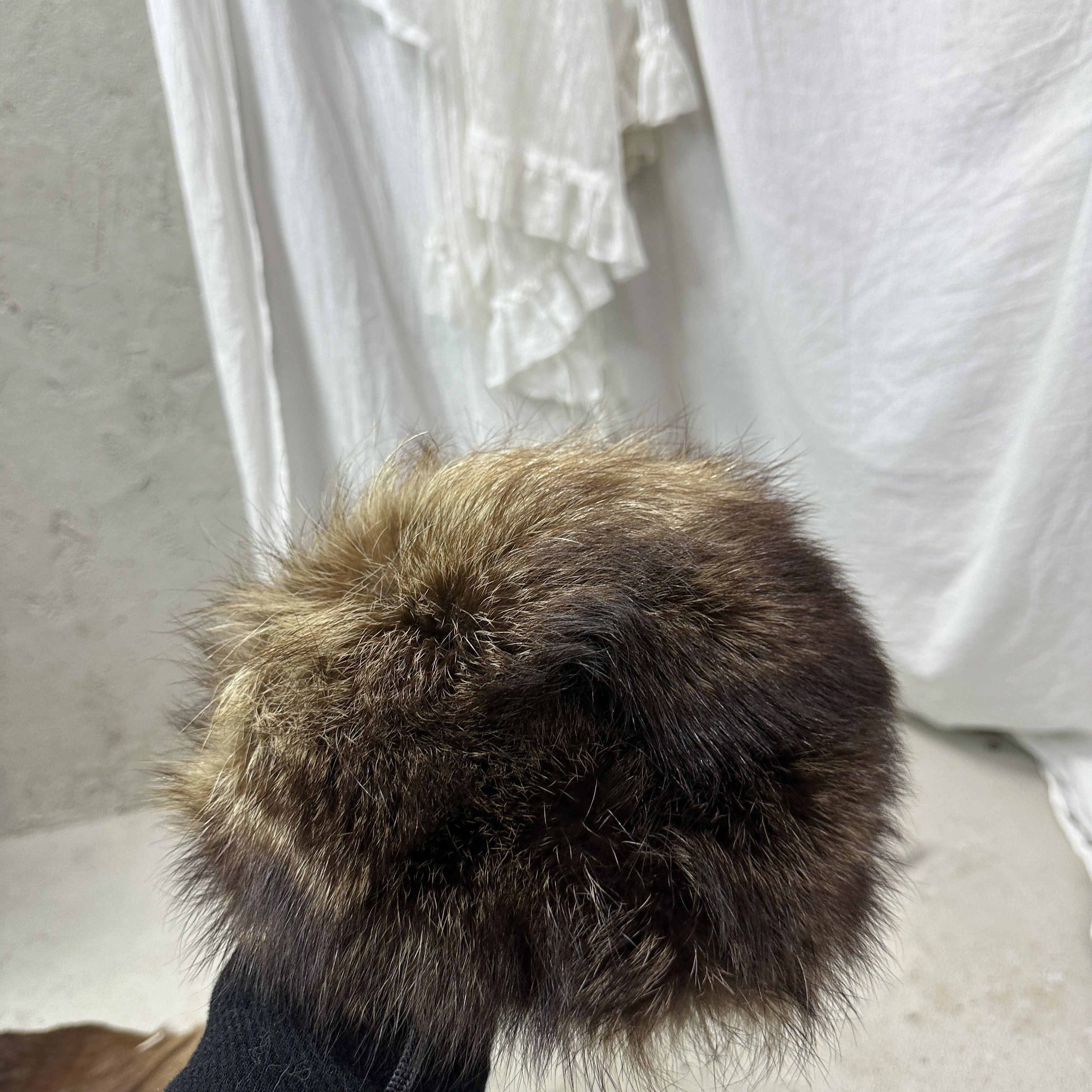 Vintage Vintage Classy Old Money Real Fur Winter Cap Y2K Size ONE SIZE - 2 Thumbnail