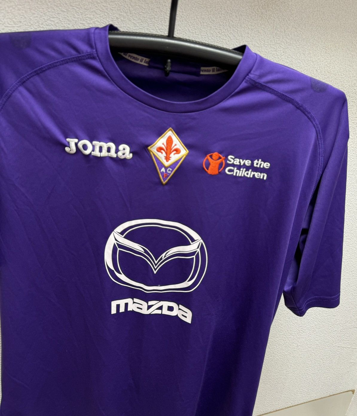 Joma Fiorentina Joma mazda purple soccer jersey Xl sz ( rossi ) Size US XL / EU 56 / 4 - 3 Thumbnail