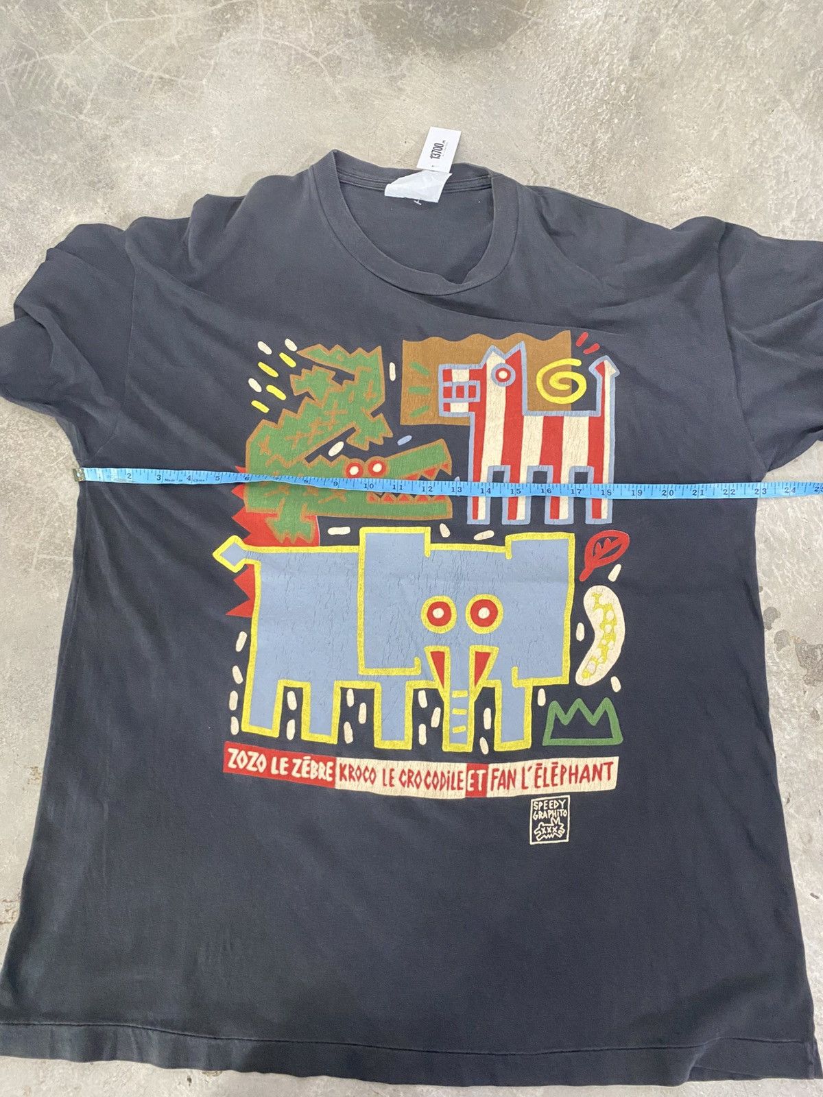 Vintage VINTAGE SPEEDY GRAPHITO 90's Size US XL / EU 56 / 4 - 8 Thumbnail