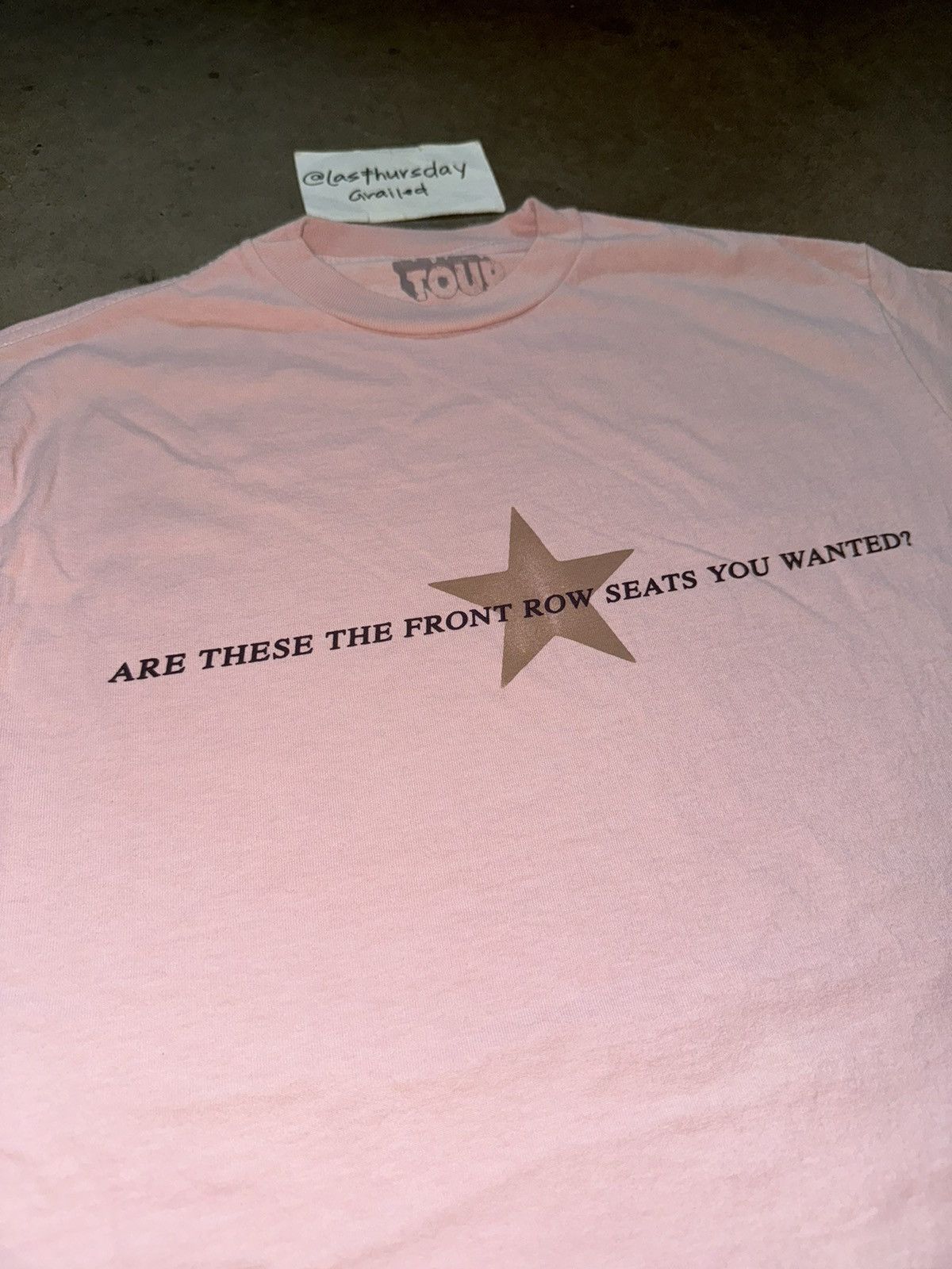 Travis Scott Travis Scott Utopia Circus Maximus 2023 Pink Star Tee XL Size US XL / EU 56 / 4 - 7 Thumbnail