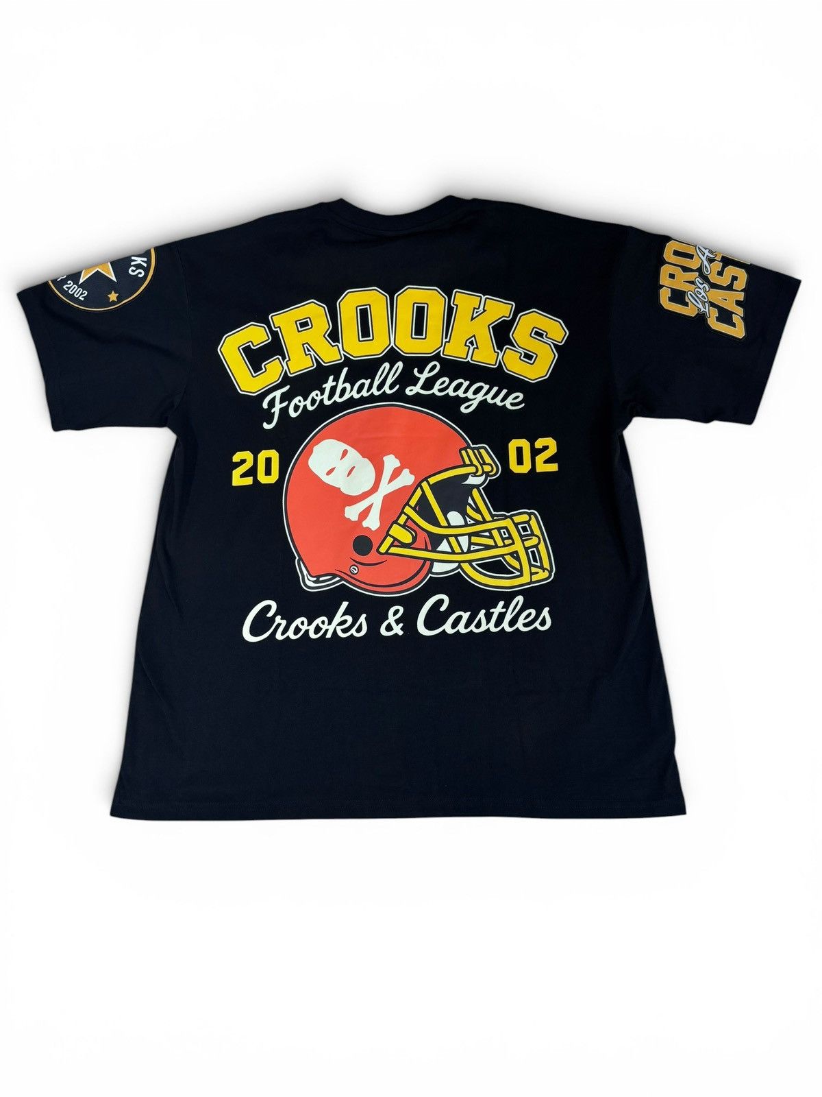 Crooks & Castles Crooks & Castles Troublemakers Football League Tee NWT Size US M / EU 48-50 / 2 - 3 Thumbnail