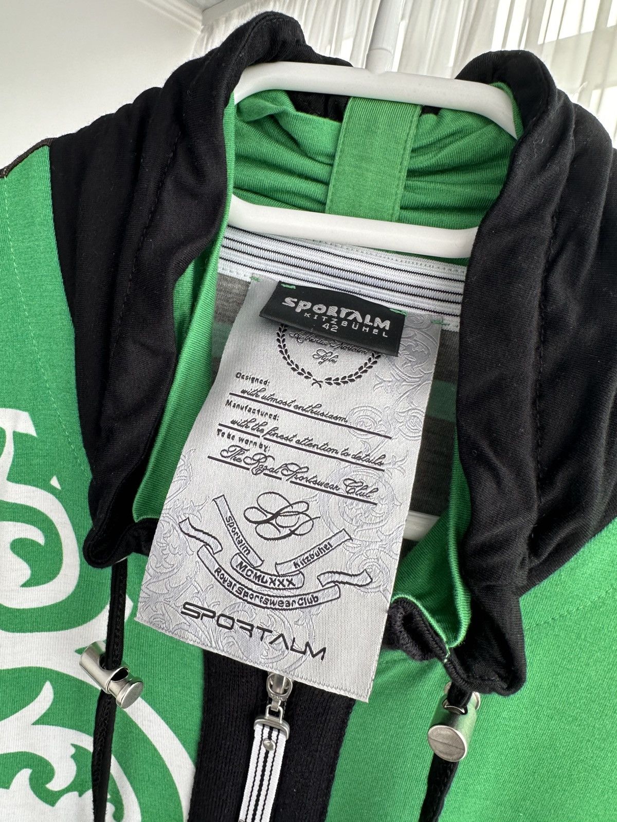 Sportalm Kitzbuhel × Vintage VTG SportalmKitzbuhel Designer Track Jacket with Rhinestones Size S / US 4 / IT 40 - 7 Thumbnail