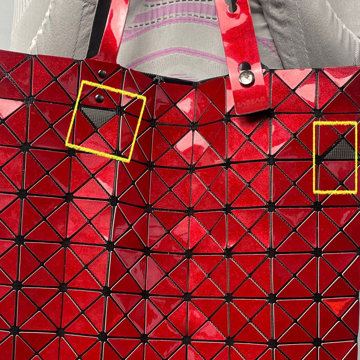 Issey Miyake Limited edition BAO BAO ISSEY MIYAKE Red Tote Bag Japan Size ONE SIZE - 10 Thumbnail