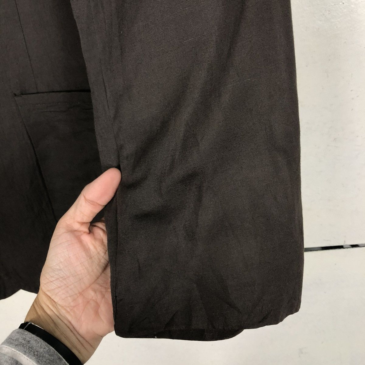 Emporio Armani 🔥VINTAGE CHORE JACKET EMPORIA ARMANI MADE IN ITALY Y COLLAR Size US M / EU 48-50 / 2 - 17 Thumbnail