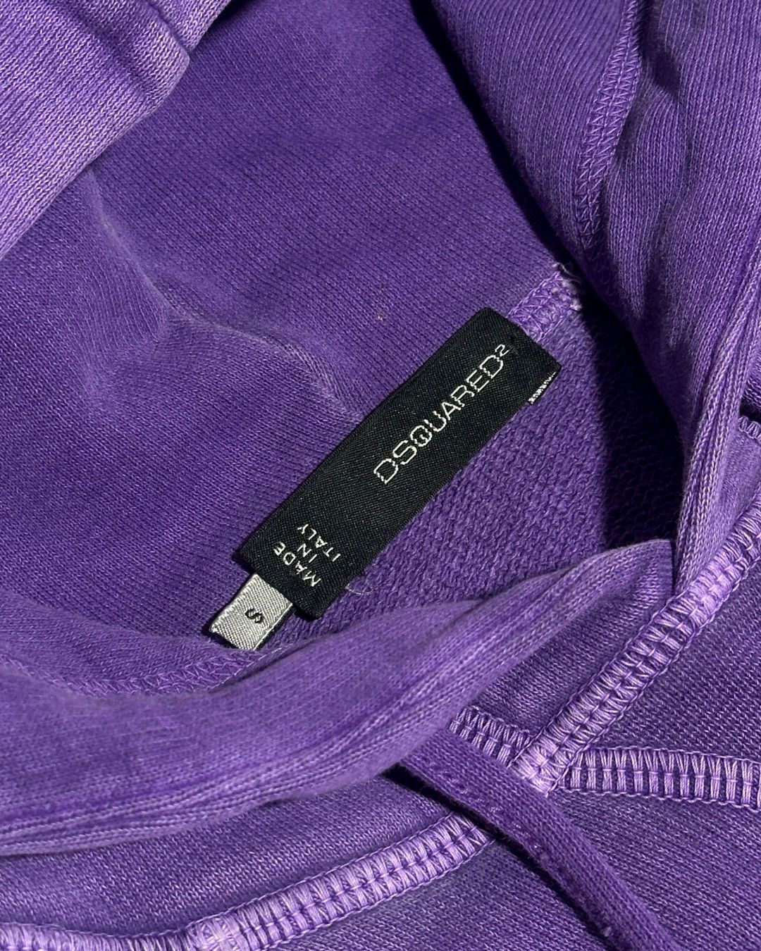 Dsquared2 SS13 Exposed Seams Cursive Logo Hoodie Size US S / EU 44-46 / 1 - 4 Thumbnail