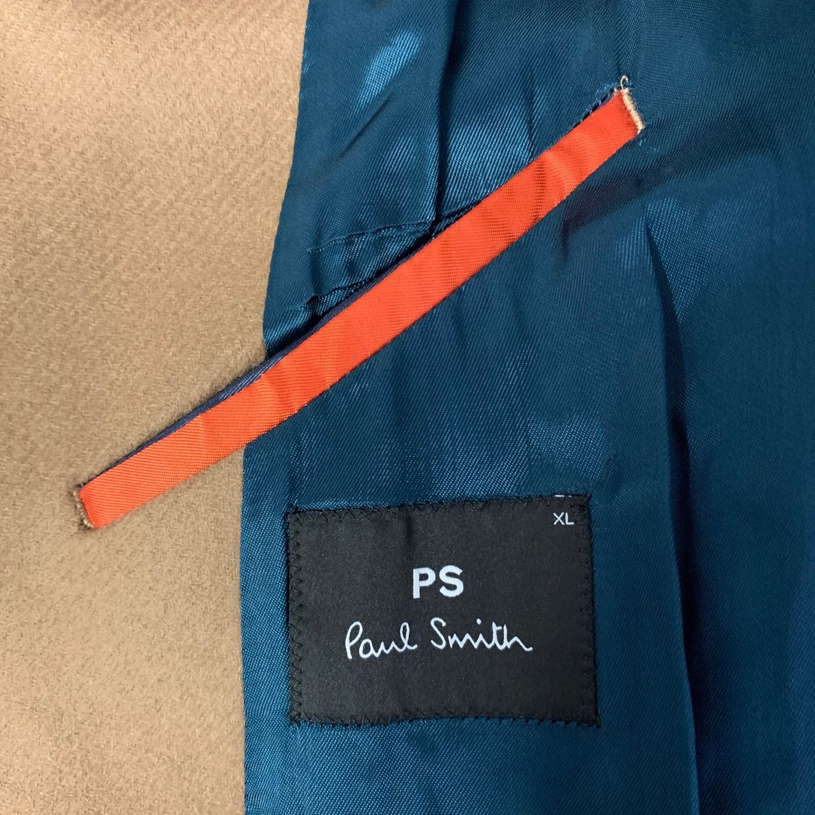 Paul Smith PS by PAUL SMITH Size XL Camel Wool Blend Notch Lapel Coat Size US XL / EU 56 / 4 - 6 Thumbnail