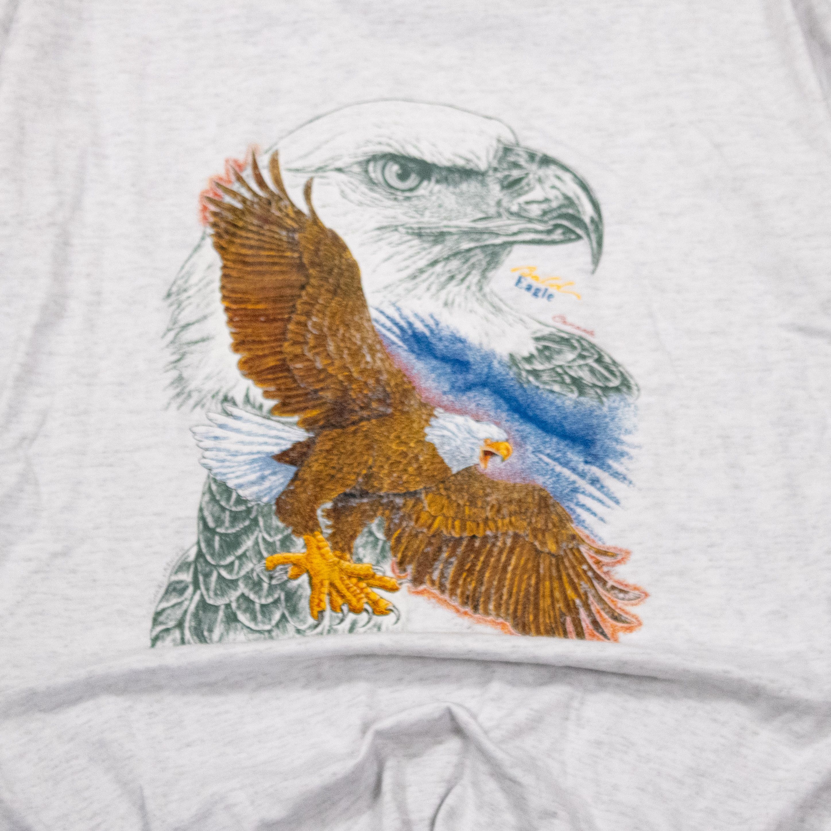 Other Vintgae 90's Animal Eagle Harley Davidson Grey T-Shirt Size US M / EU 48-50 / 2 - 4 Thumbnail